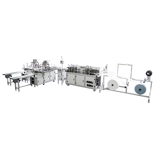 HC-M175A AUTOMATIC MASK MAKING MACHINE (2 SETS EARLOOP MACHINES)